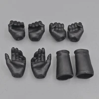 16 scale black wrist guard grip sword gloves hand shapes model toy for 12 action figure body accessories %e2%80%8b