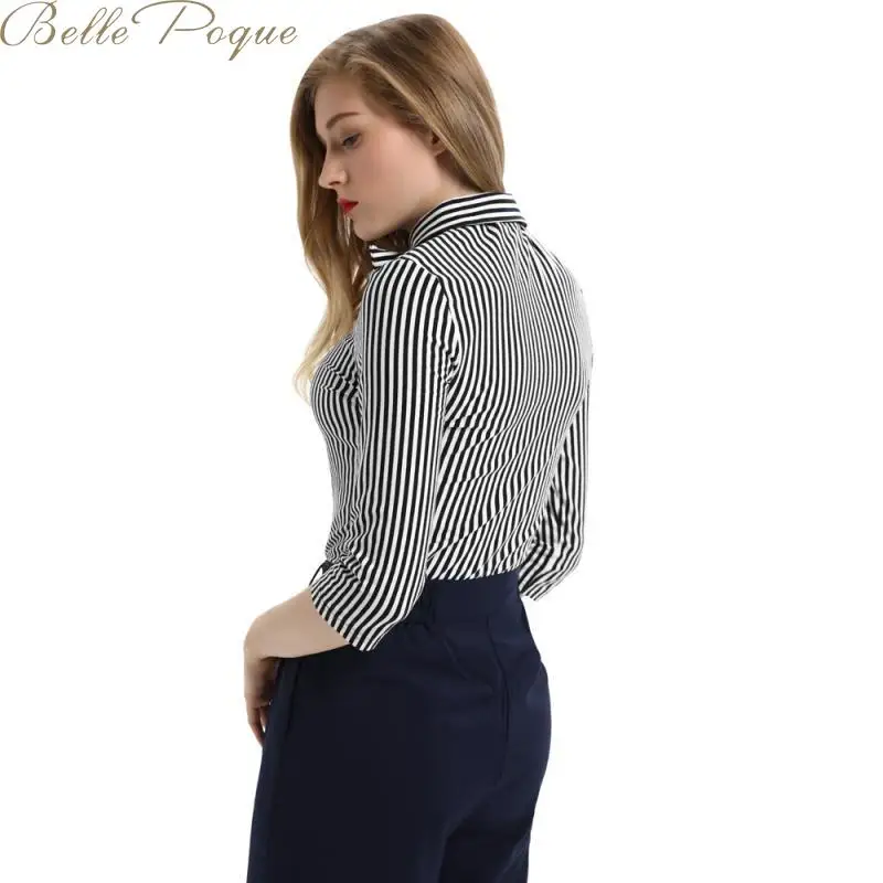 Belle Poque элегантная шифоновая Офисная Женская блузка с бантом женские топы в