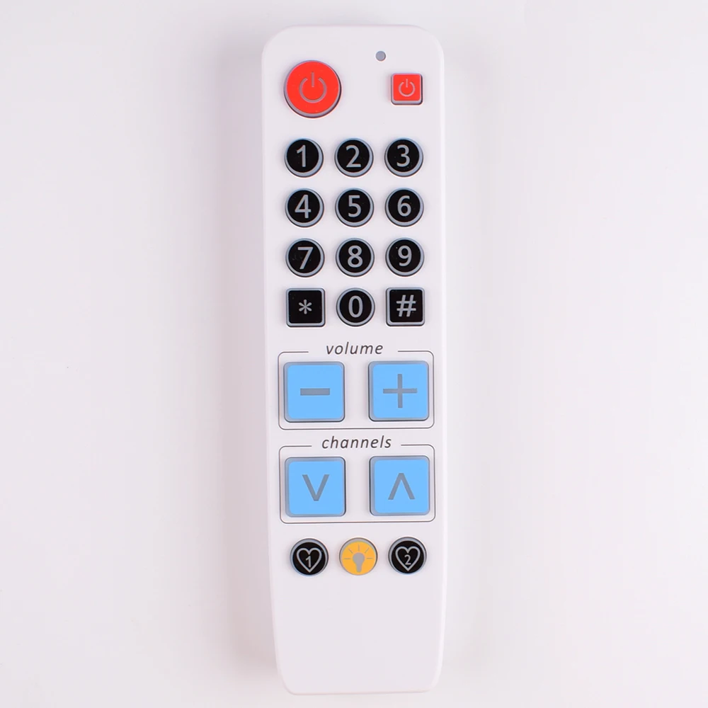 Пульт дистанционного управления с большими кнопками для TV DVD STB DVB BOX простой в
