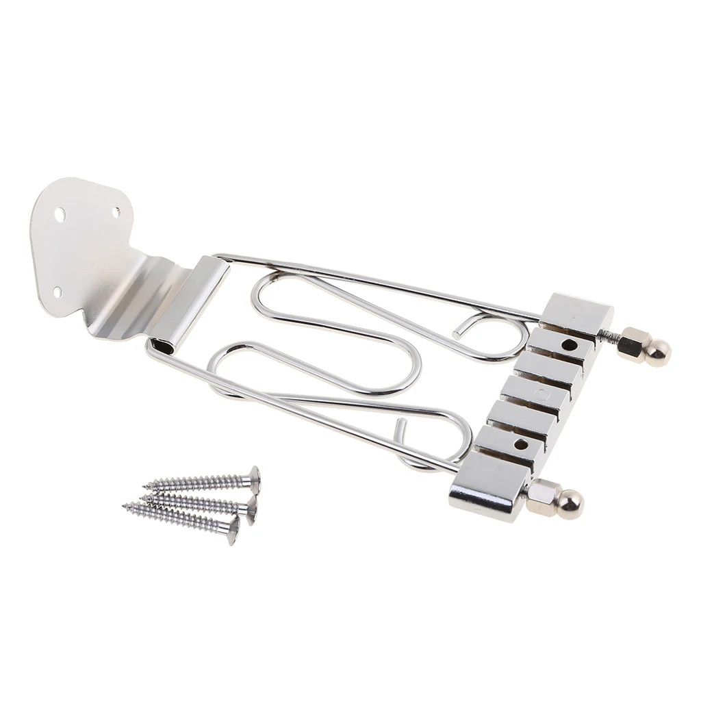 Archtop джаз танец платье трапеция с короткими 6 строка хвостовой бас гитара мост