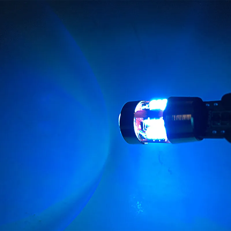 2 шт. светодиодный W5W T10 canbus автомобильный светильник с объектив проектора для