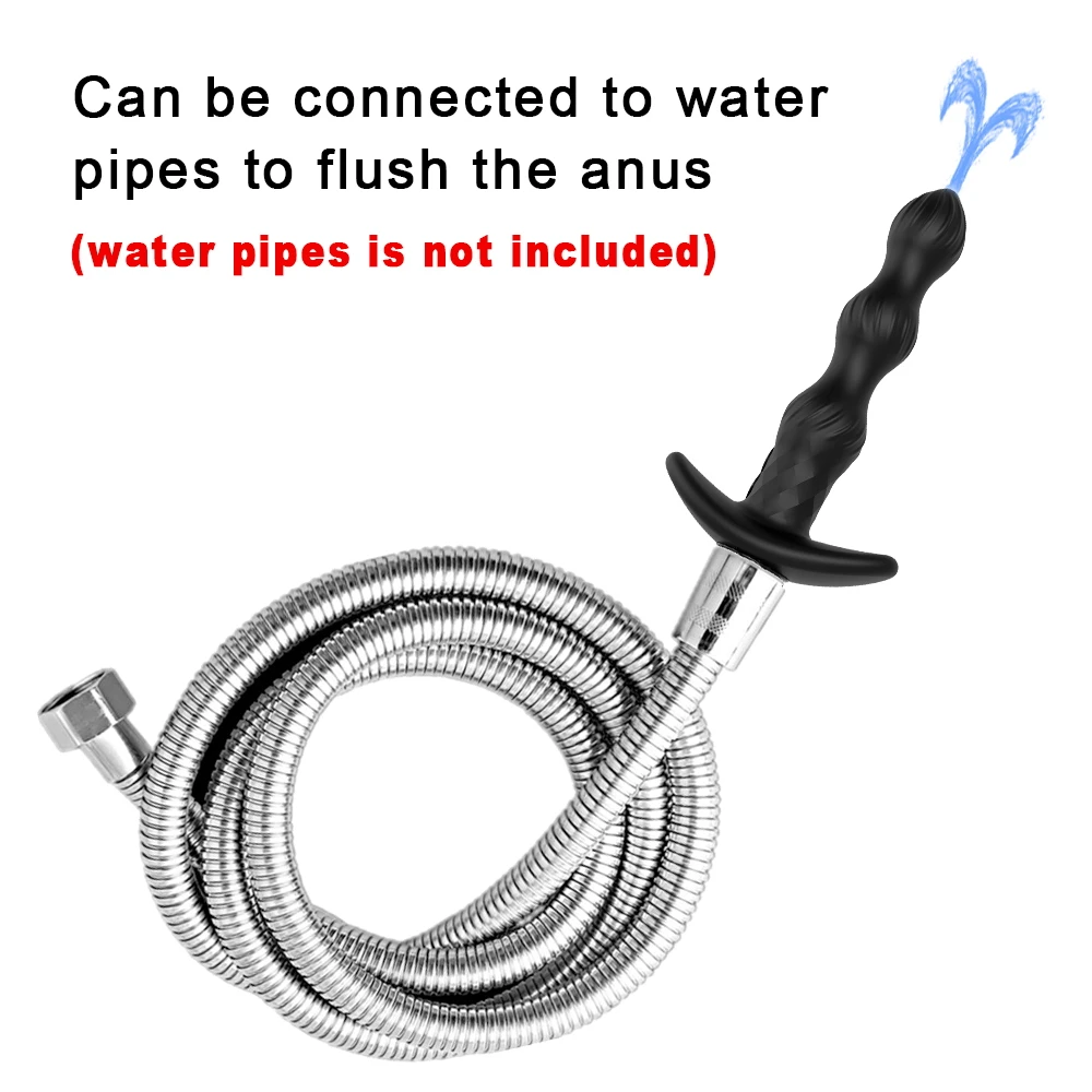 Wireless Remote ButtPlug Anal Cleaner Enema Shower Nozzle Syringe Vagina Anus Rinse Sex Toy for Adult Men Women Gay |