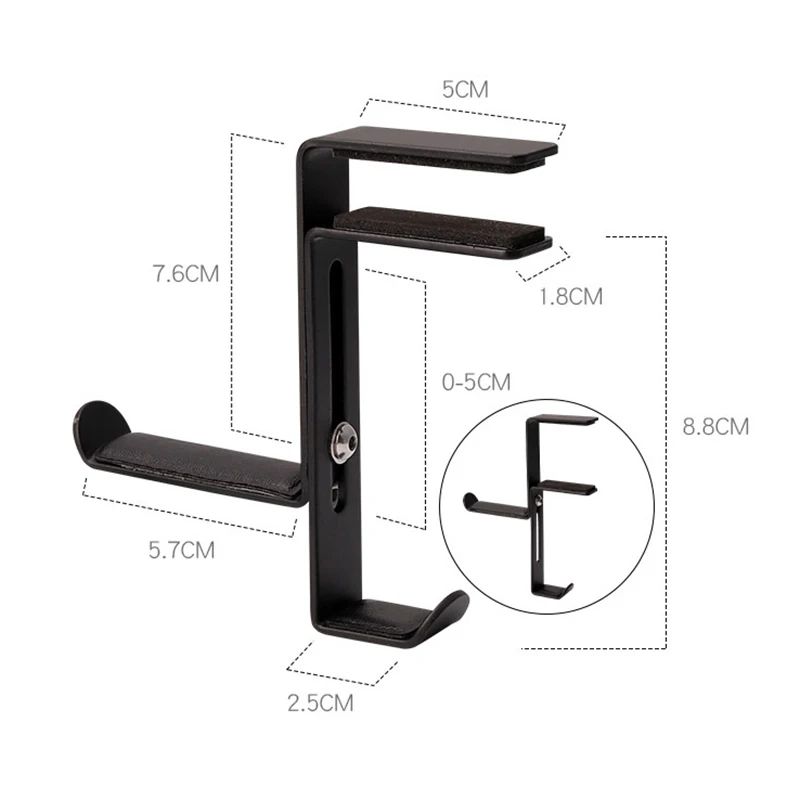 Высококачественный Универсальный держатель для наушников из сплава кронштейн