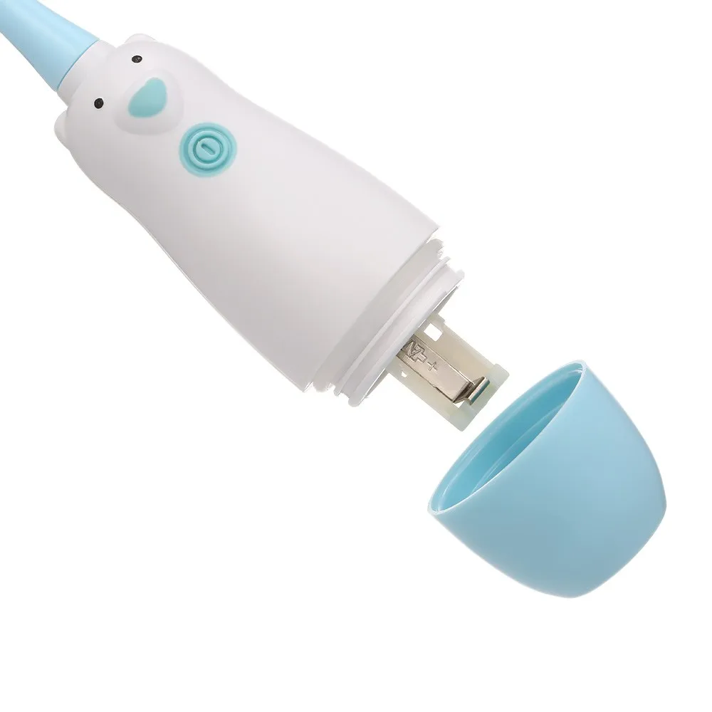 

Children Electric Toothbrush Battery Powered Kids Children Toothbrush for 3-12 Years Old Soft Brush Heads