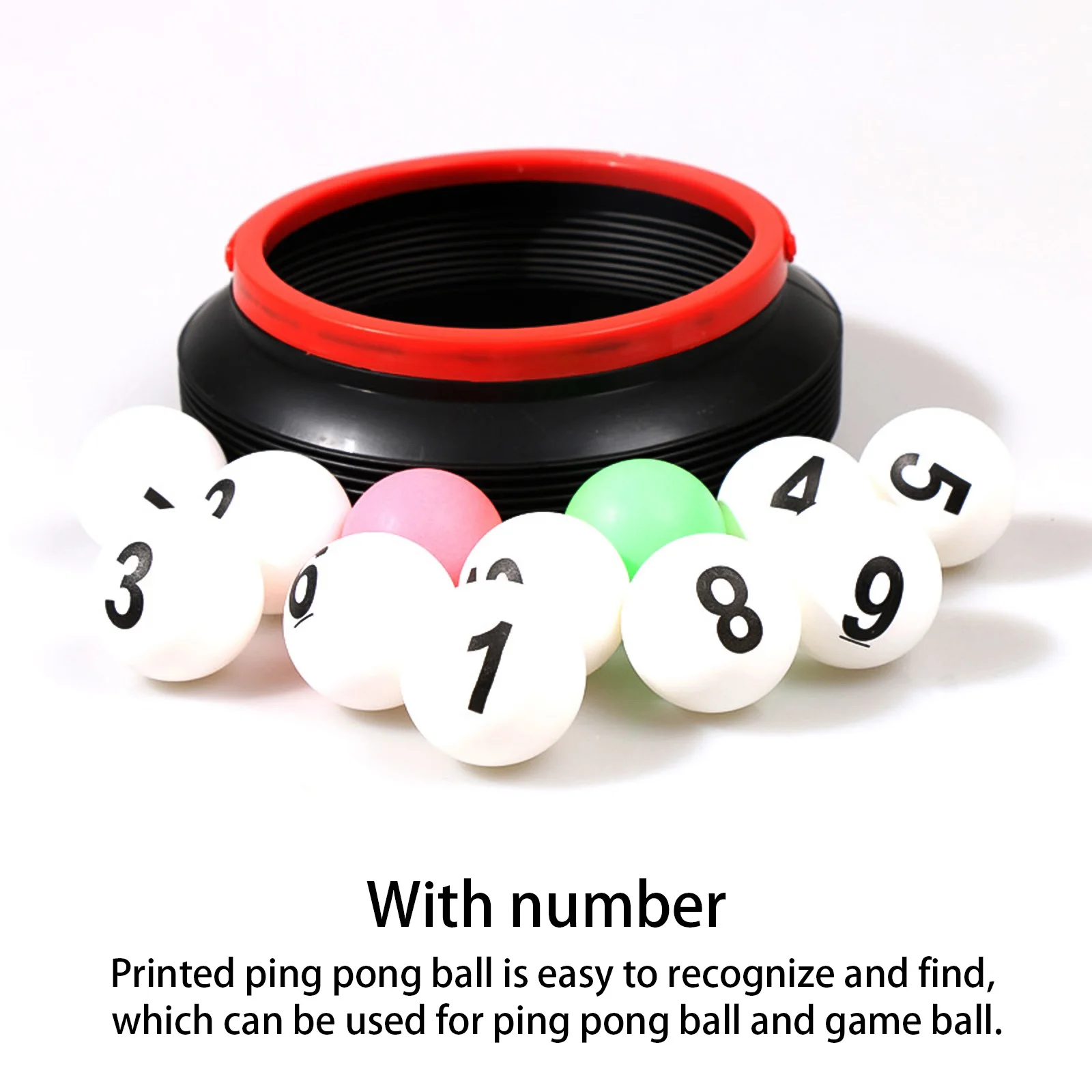 

Printed Ping Pong Ball Eco-Friendly Table Tennis Balls Printed Ping Pong Balls With Number For Game Party Decoration For Game