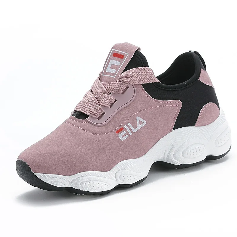Women Comfortable Sneaker Shoes Pink Chunky Sneakers Platform Wedge Wedges Shoes for Women Zapatos De Mujer Casual Shoes
