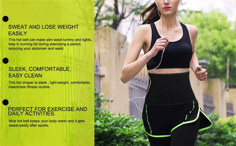LAZAWG Women Waist Cincher Hot Sweat Belt Neoprene Waist Cincher Gym Workout Sauna Sweat Girdle Tummy Control Fat Burn Corset