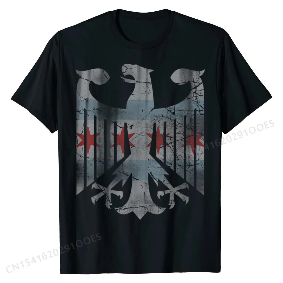 

Chicago Flag German Eagle Germany Family Home Love T-Shirt Personalized Tees Cotton Men T Shirt Personalized Brand New