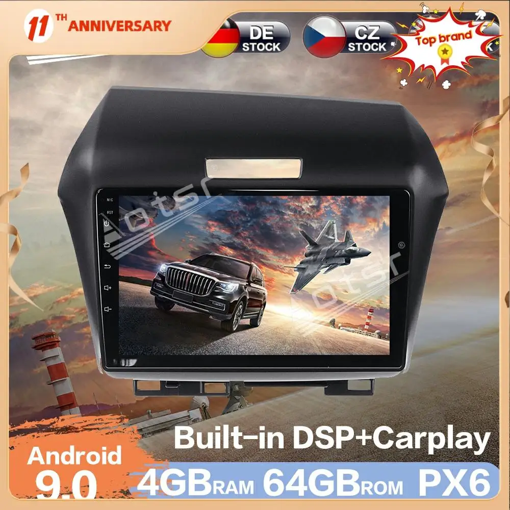 

Для Honda Jade 2010 - 2017 Android автомобильный HD мультимедийный новейший PX6 4 Гб + 64 ГБ Автомобильный Радио плеер GPS навигация DSP авто стерео видео