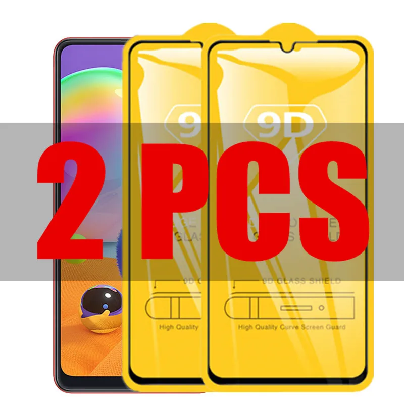 

2Pcs 9D Glass For Samsung Galaxy A31 Protective Glass on the for Samsung A31 A 31 SM-A315F/DS 6.4'' Screen Protector Film