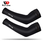 Нарукавники для занятий спортом WEST BIKING, дышащие, с защитой от ультрафиолета, для велоспорта, теплые, для мужчин и женщин на руку