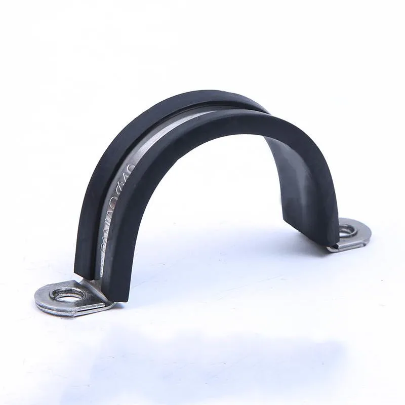 Бесплатная доставка 5 шт./лот 304 U образные зажимы из нержавеющей стали с резиновым