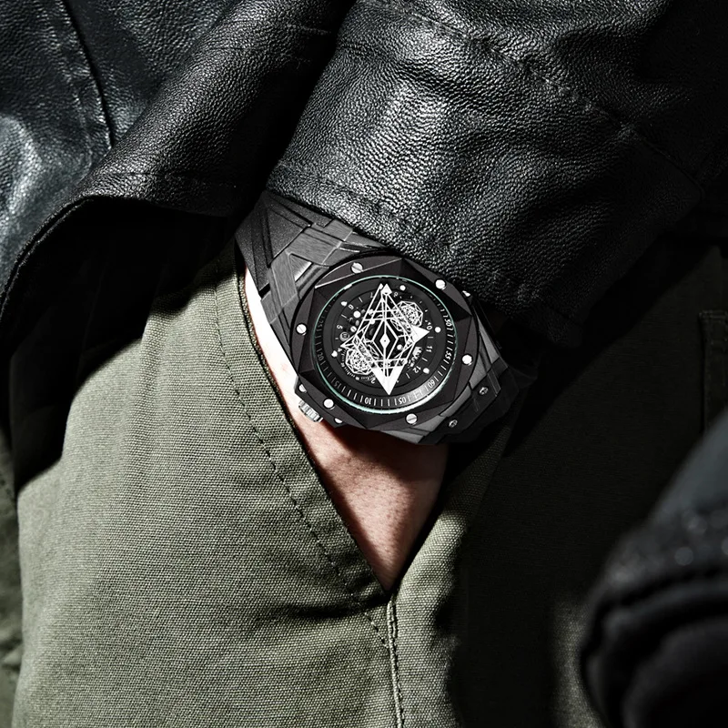 Часы наручные PINTIME Мужские кварцевые роскошные модные спортивные в стиле