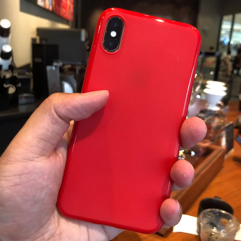 Чехол для телефона MOGOL сплошной цвет iPhone XS 11 Pro MAX XR X Max защита от падения материал