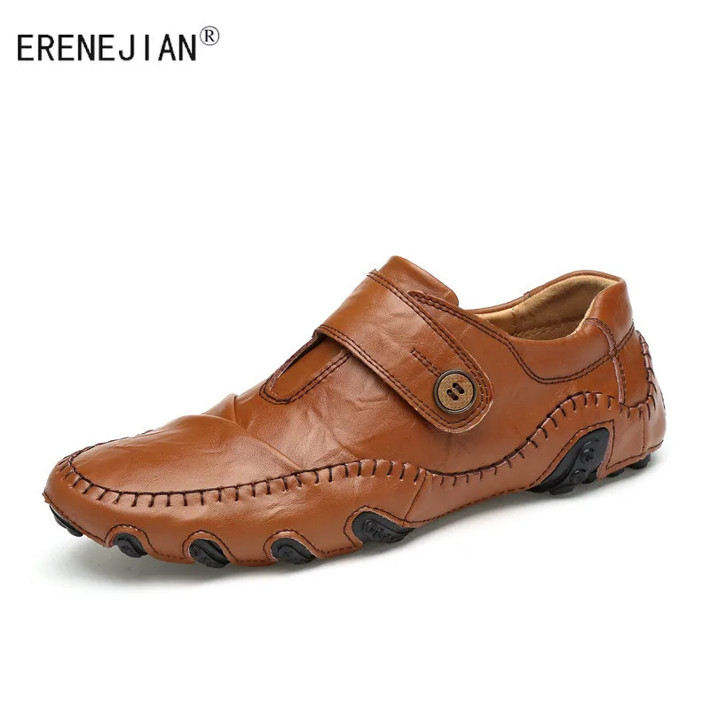 

Кроссовки мужские ERENEJIAN из натуральной кожи, мягкие, для вождения