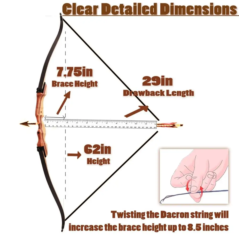 YANG'S стрельба из лука 62 &quotизогнутый лук на вынос Охота для подростков и взрослых