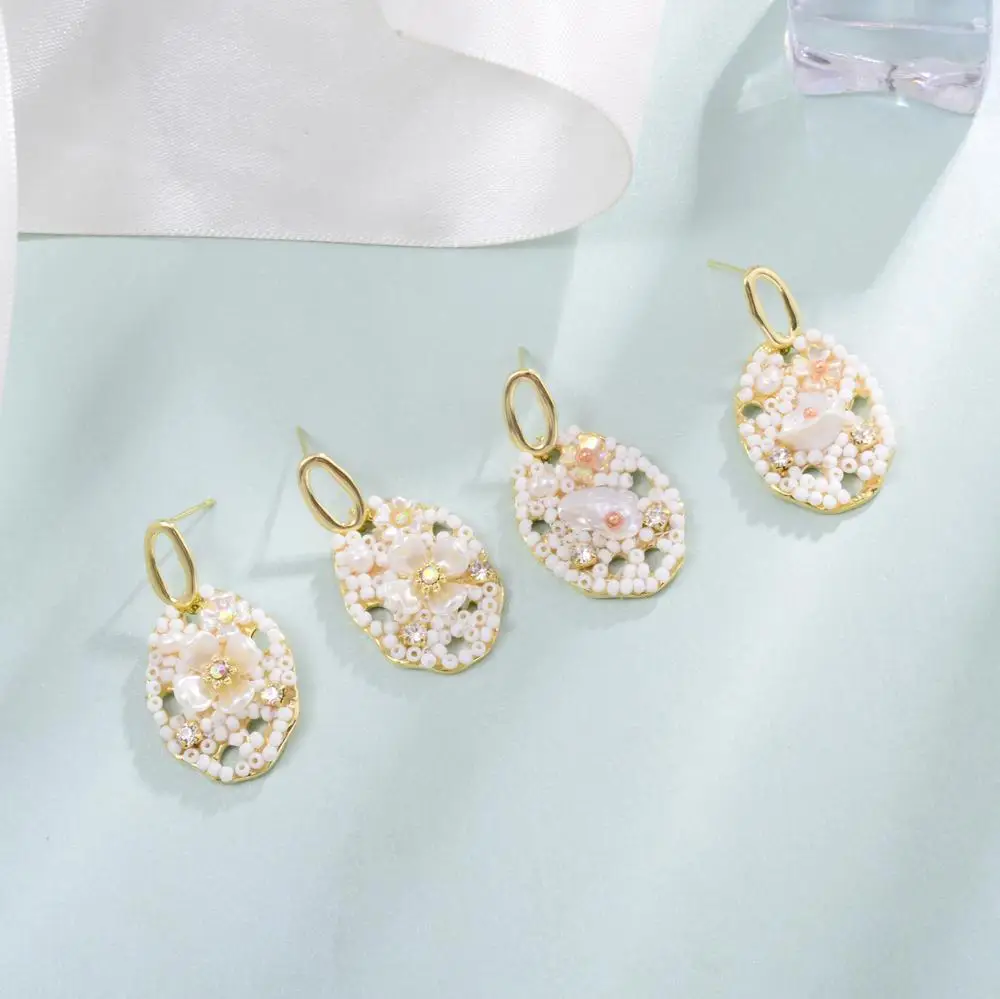 Женские Висячие серьги с барочным жемчугом нестандартные декоративные капельки