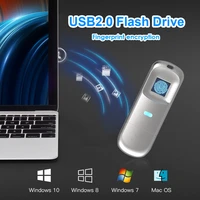vktech usb flash drive with fingerprint encrypted zinc memory usb stick usb 2 0 pendrive 128gb 64gb 32gb thumbdrive jump drive