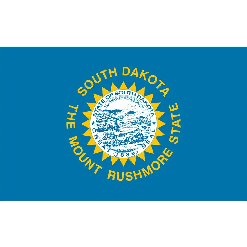 

Подвесной флаг Yehoy 90*150 см, США, Южная Дакота, для украшения