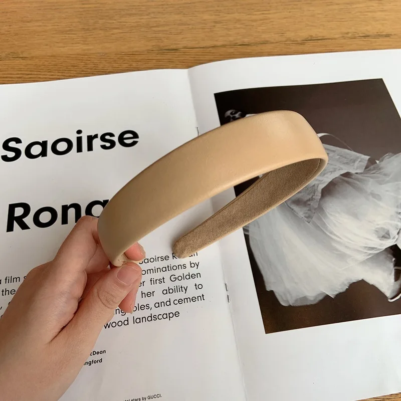 Ободок для волос Однотонный женский в Корейском стиле |