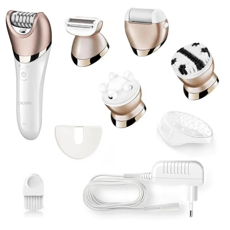 

5in1 Women Epilator Electric Face Body Hair removal Remover Machine Depilatory Shaver For Women Set home use devices