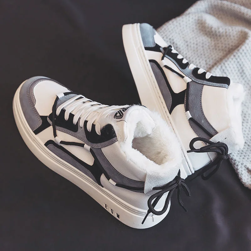 

Кроссовки мужские высокие, х/б, на х/б подкладке