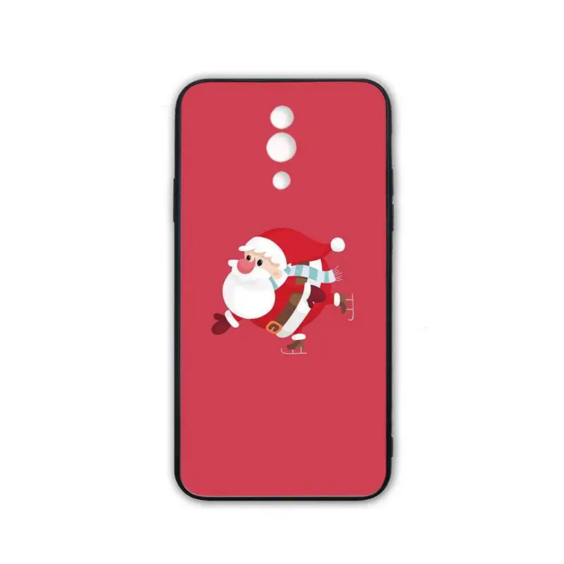 

Christmas Tree Silicone Black Case Coque For OPPO A5 A9 2020 A7X Reno 2 Ace 3 Pro Realme 3 5 PRO Cover