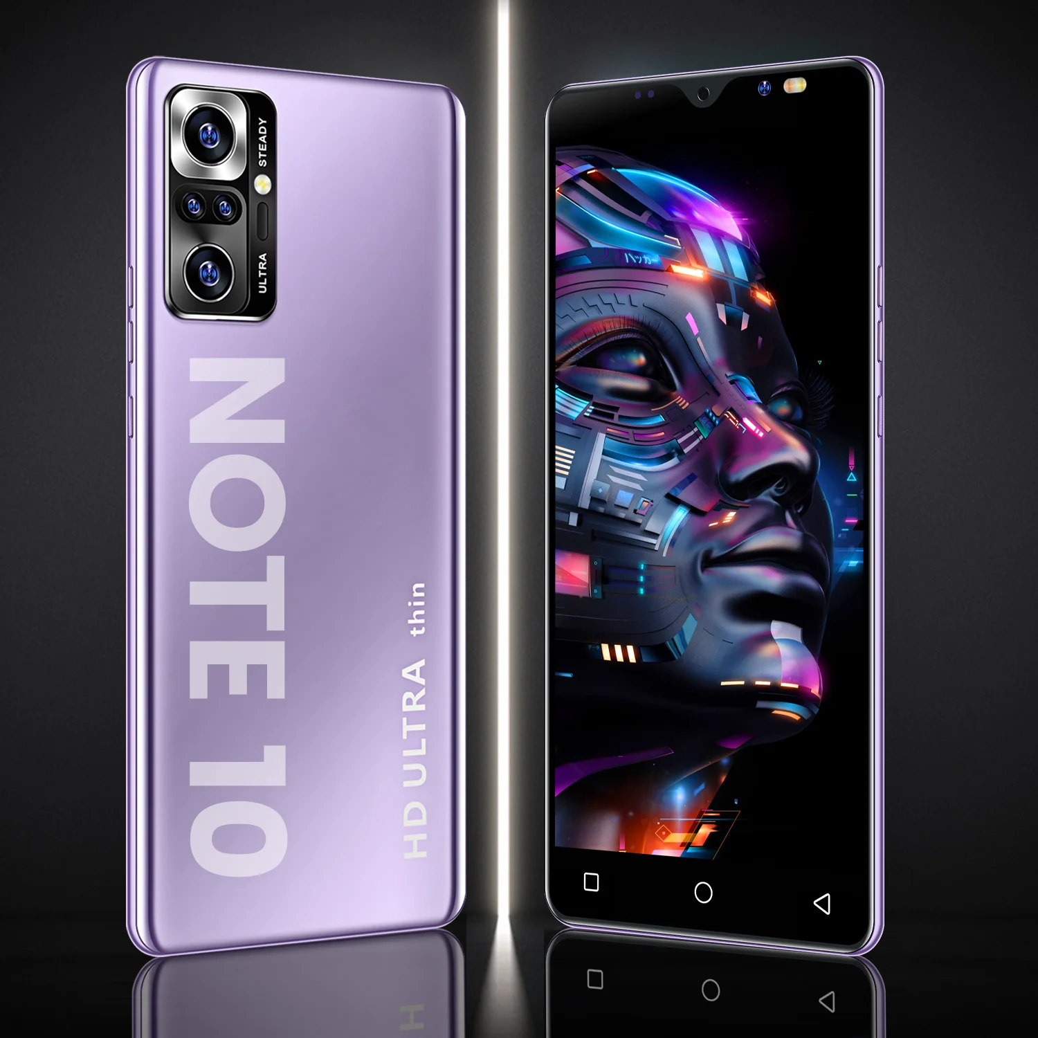 

2021 Brand New Note10 8+128G 5.0 inch Cheap Smartphone 8+16MP HD Camera 3800mAh LTE 3G+4G Network Utral Android Telephone
