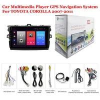 2din for toyota corolla 2007 2011 car accessories android multimedia player radio 9inch ips screen stereo gps navigation system