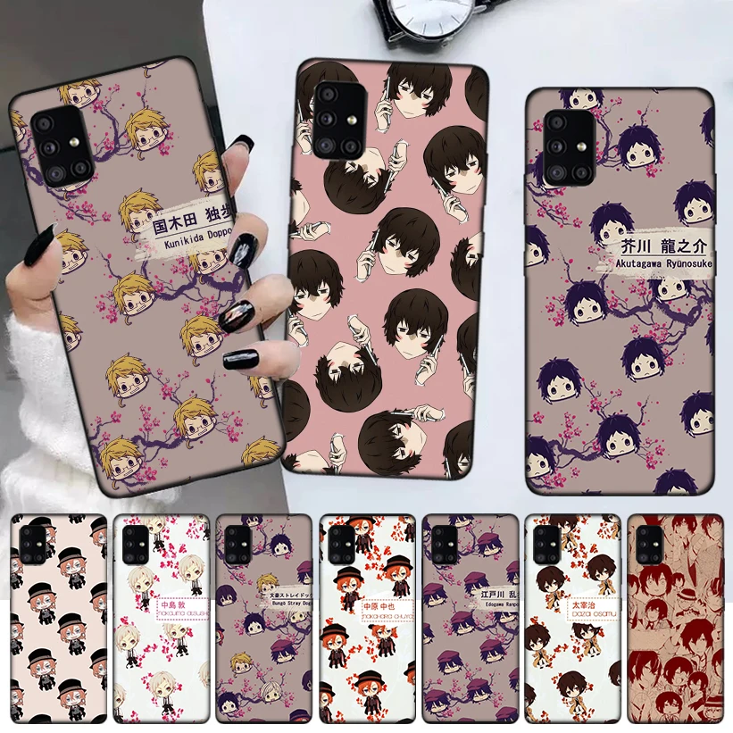 

Anime Bungou Stray Dogs Phone Case For Samsung Galaxy A52 A51 A71 A72 A12 A22 A32 A42 A21S A31 A41 A02S A11 A01 A91 Cover Coque