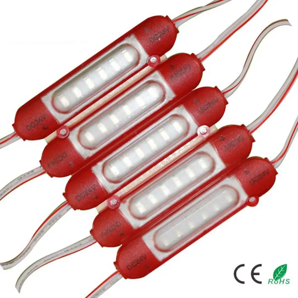 DC 24V SMD5630 светодиодный модуль света IP67 Водонепроницаемый 1 5 W рекламный свет