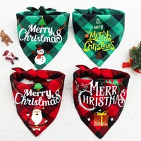 double sided available christmas small dog triangle bandana cute chihuahua puppy scarf bib mascotas decorative pet accessories