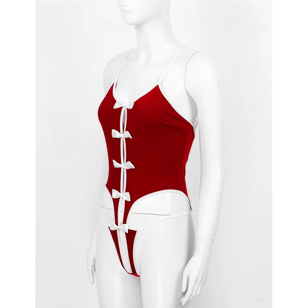 Горячее сексуальное женское нижнее белье Красный Мягкий бархатный