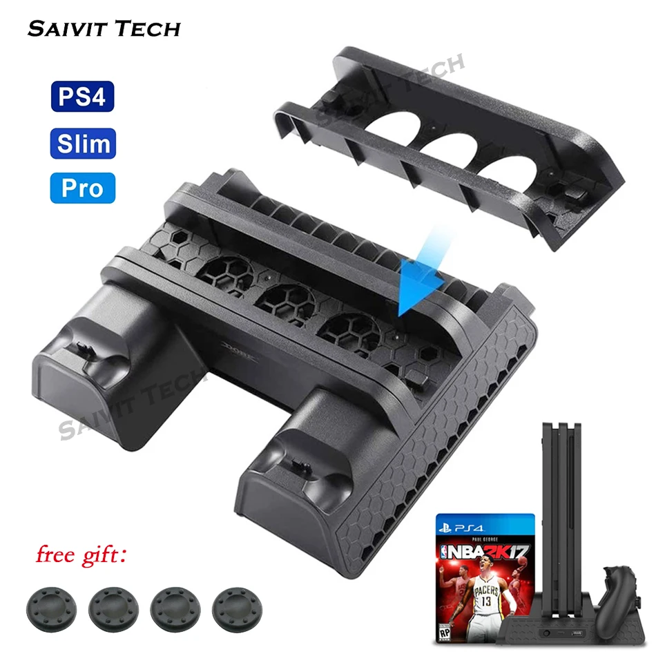 Многофункциональный Вертикальный двойной контроллер геймпада зарядная станция