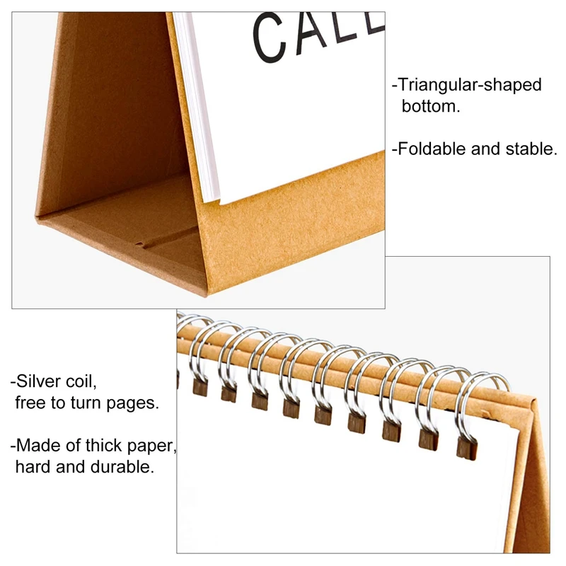 Desktop Wall Calendar Monthly Plan Daily Schedule Planner Kawaii School Supplies | Канцтовары для офиса и дома