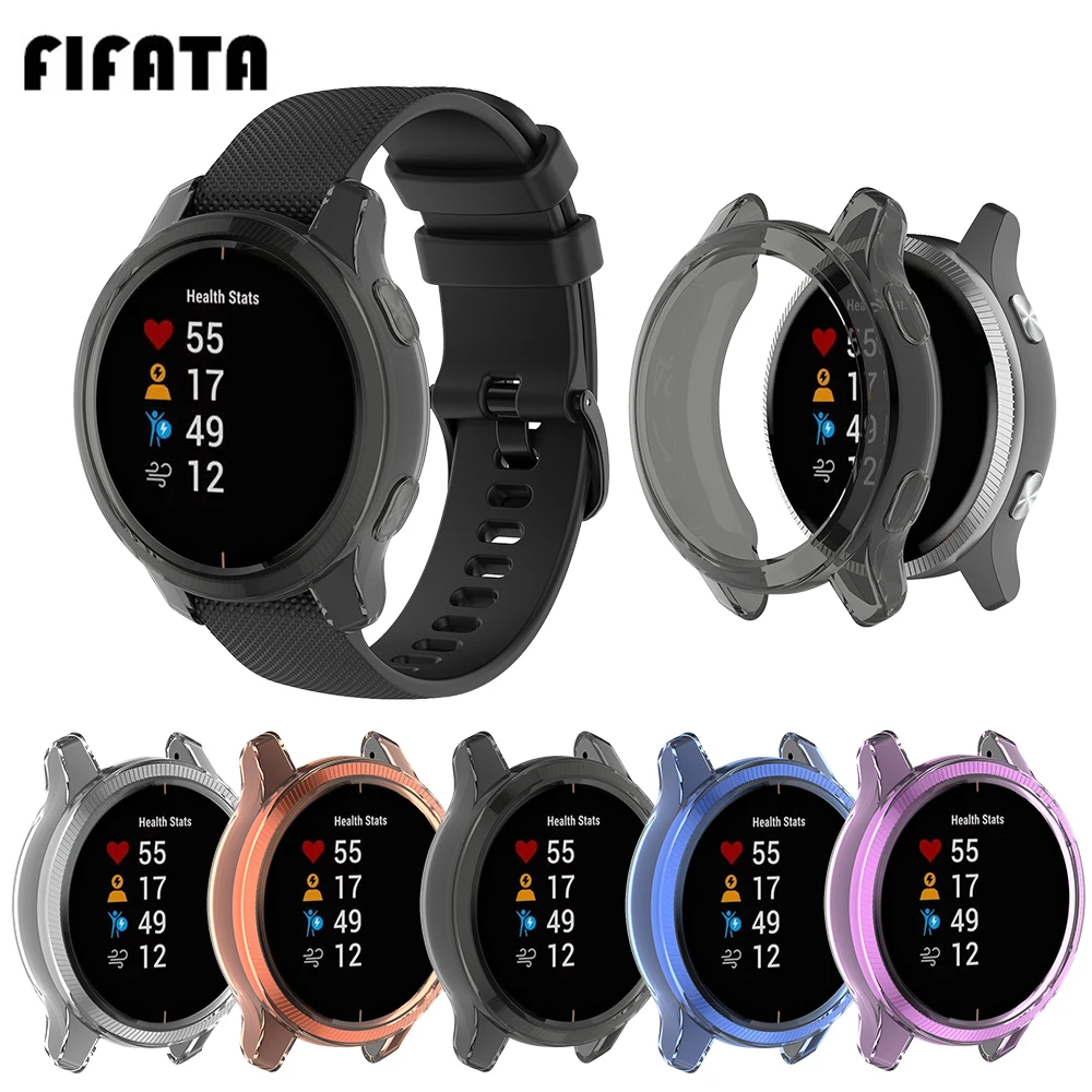 Силиконовый защитный чехол для часов FIFATA TPU Garmin Venu Сменный Чехол