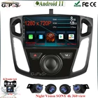 Автомагнитола на Android 11 для Ford Focus 3 2012 2013 2014 2015, автомобильный мультимедийный видеоплеер с GPS-навигацией, BT, Wi-Fi