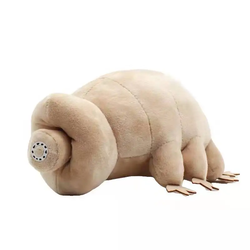 

25cm Water Bear Plush Toy Kawaii Soft Stuffed Tardigrade Animal Plushie Doll for Kids Birthday Christmas Educational Gifts