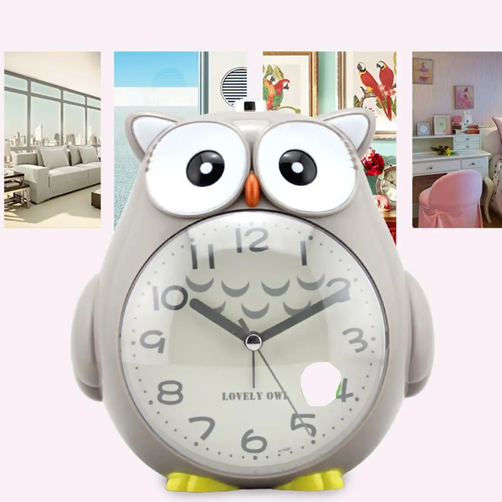 Милый будильник с совой для детей и студентов функцией повтора часы