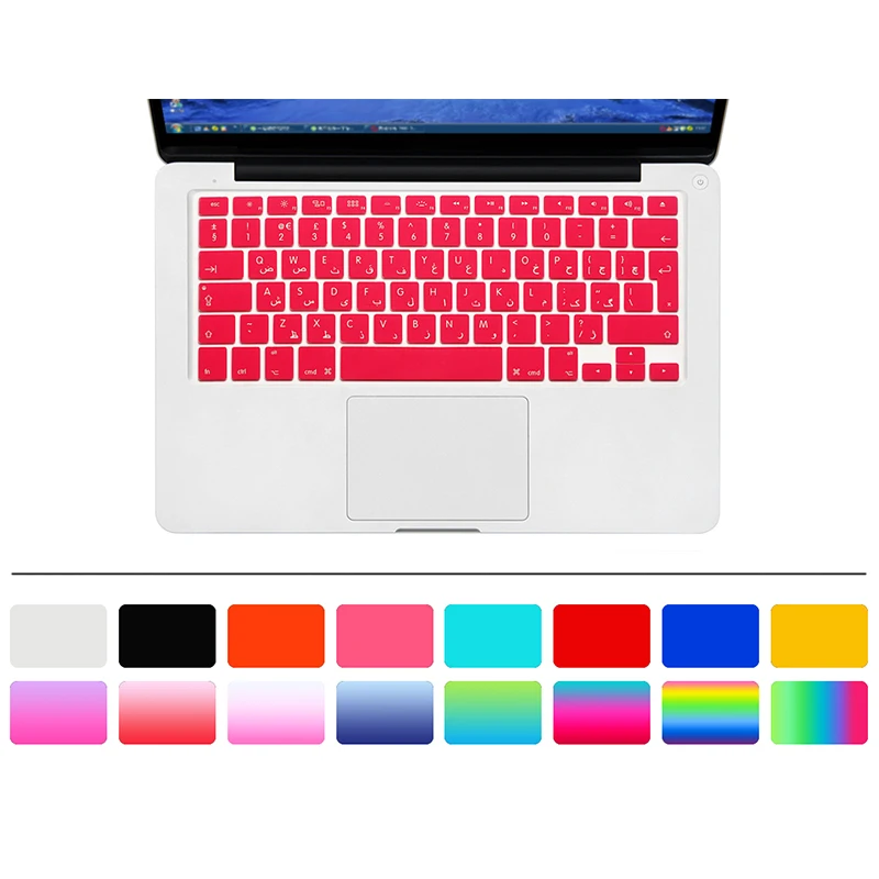 Чехол HRH женский силиконовый для клавиатуры на английском и европейском языках