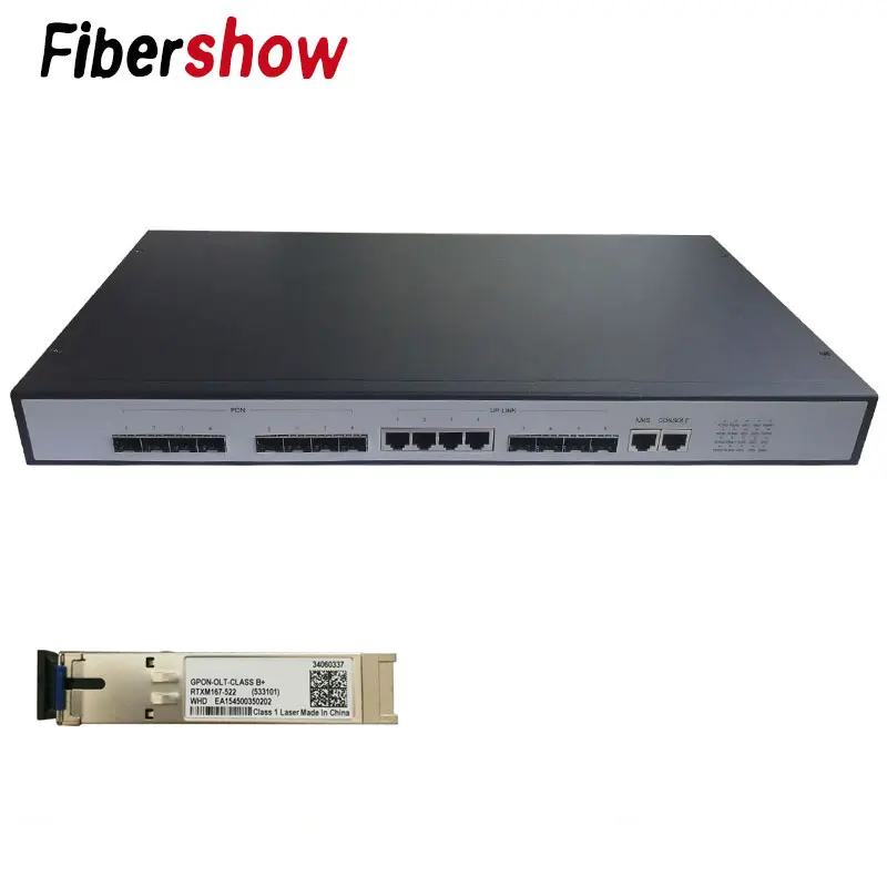 with 1P PON module GEPON EPON OLT 8PON порты Ethernet ftth CATV OLT Carrier-класс высокой плотности волоконно-оптический высокое качество 1,25 г Профессиональный мини - Цвет: with 1P PON module