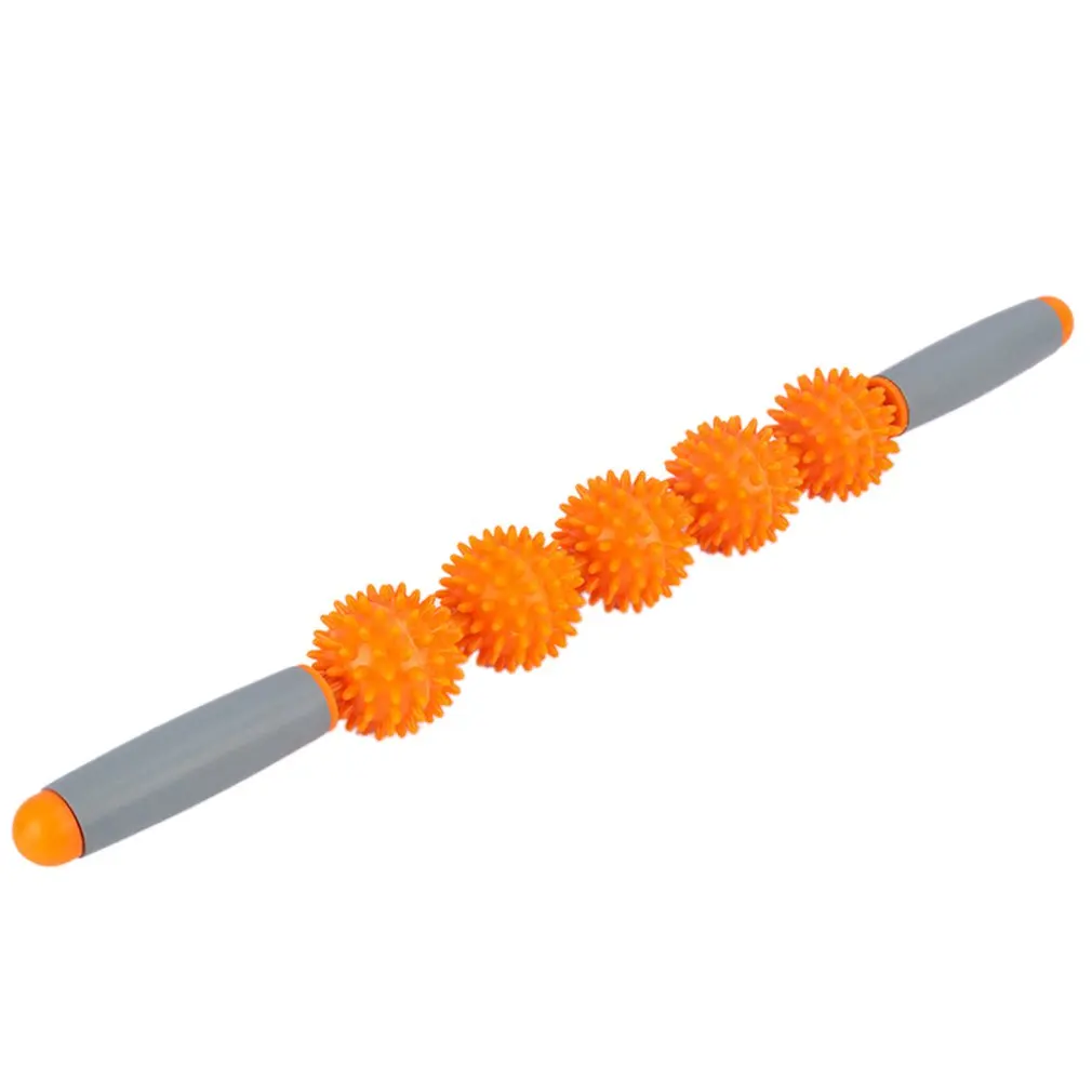 5 шариков Дамская Массажная палочка расслабляющая мышцы Йога фасция ежик