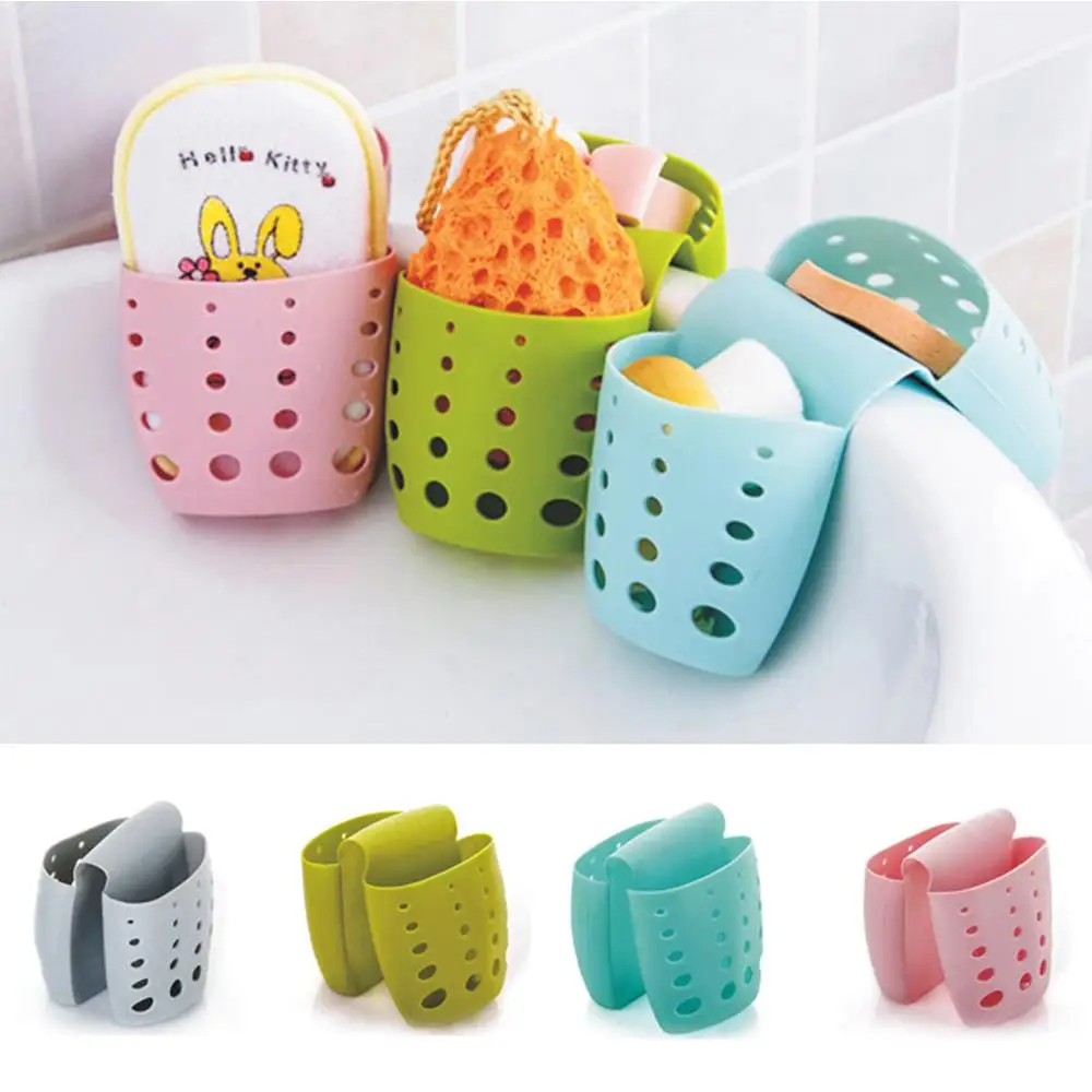 Лидер продаж двойное седло для кухонной раковины силиконовый держатель губки