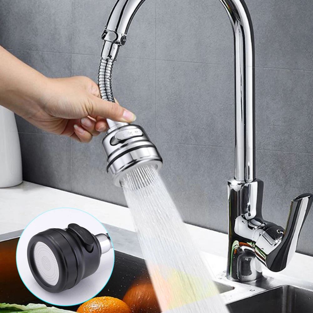 

Newest Kitchen Faucet Water Saving High Pressure Nozzle Tap Adapter Bathroom Sink Spray Bathroom Shower Rotatable Accessories