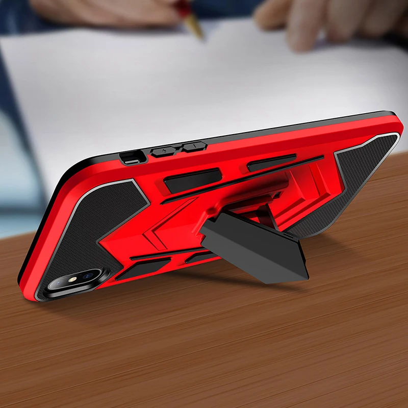 Shockproof Armor Case For Redmi K20 Pro Note 7 7a 6 8 Stand Holder Car Ring Phone Cover for Xiaomi Mi 9T Mi9 se CC9e |