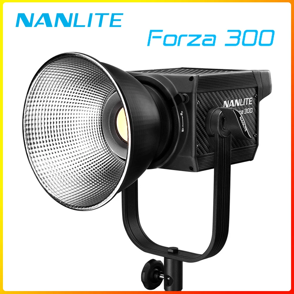 

Nanguang Forza 300 Светодиодный точечный светильник ультра яркий Nanlite 300 Вт 5600 к Дневной светильник Bowen крепление для фотостудии видеосъемка светиль...