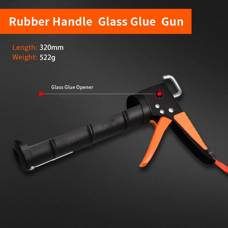 

Profession Manual Caulking Gun Glass Glue Gun Flexible Soft Silicone Gun For Home Improvement High Quality Hardware Tools