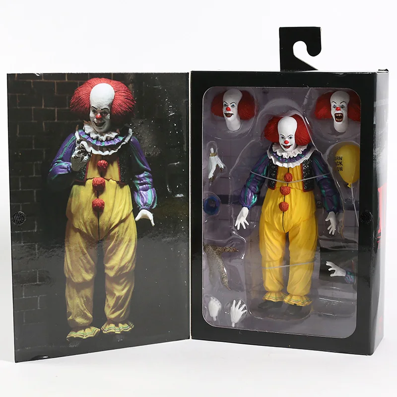 Фигурка клоуна Стивена Кинга пеннивайза NECA фигурка Джокера Хэллоуин ужасные