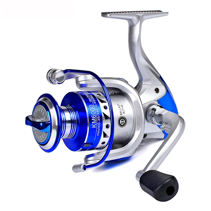 

LidaFish Full Metal Spool Spinning Reel KM1000-KM6000 Series 5.2:1 Metal Left/Right Hand Fishing Reel Wheels