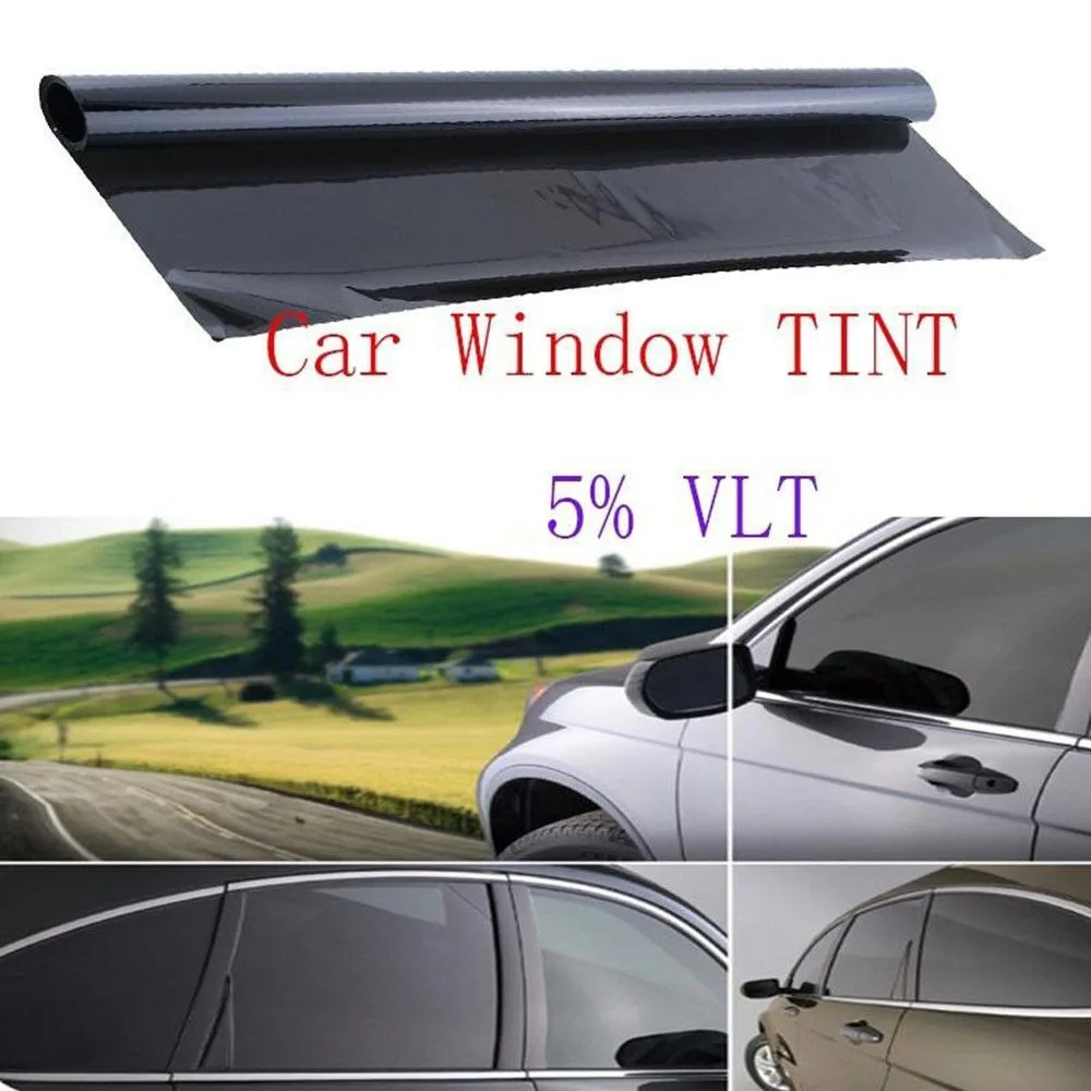 Car Glass Window Tinting Film Roll With Scraper For Side Window Solar Film Anti-wear Protection UV VLT Car Window Glass Film